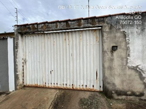 Imóvel de leilão CAIXA em ANAPOLIS GO - JARDIM DOS IPES - Venda Direta Online