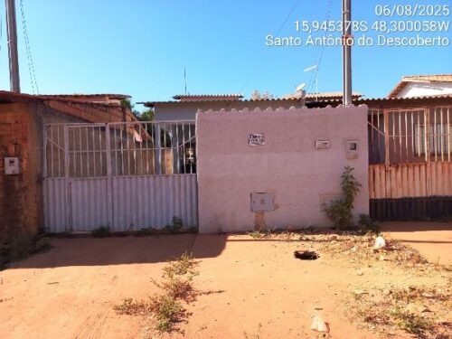 Imóvel de leilão CAIXA em SANTO ANTONIO DO DESCOBERTO GO - JARDIM ANA BEATRIZ I - Venda Direta Online