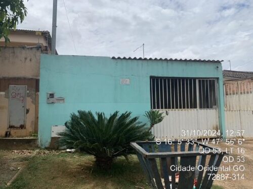 Imóvel de leilão CAIXA em CIDADE OCIDENTAL GO - PARQUE NOVA FRIBURGO B - Venda Direta Online