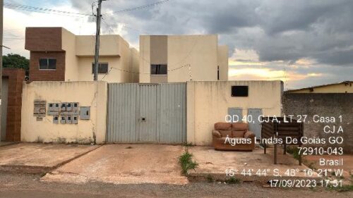 Imóvel de leilão CAIXA em AGUAS LINDAS DE GOIAS GO - PARQUE DA BARRAGEM SETOR 08 - Venda Direta Online