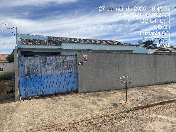 Imovel de leilao CAIXA em Luziania Goiás - Cidade Jardim Marilia - Venda Direta Online