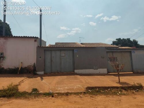 Imovel de leilao CAIXA em Santo Antonio do Descoberto GO - Jardim Ana Beatriz Ii - Venda Direta Online