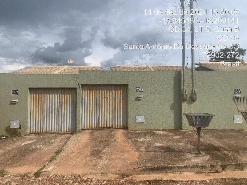 Imóvel de leilão CAIXA em SANTO ANTONIO DO DESCOBERTO GO - JARDIM ANA BEATRIZ I - Venda Direta Online