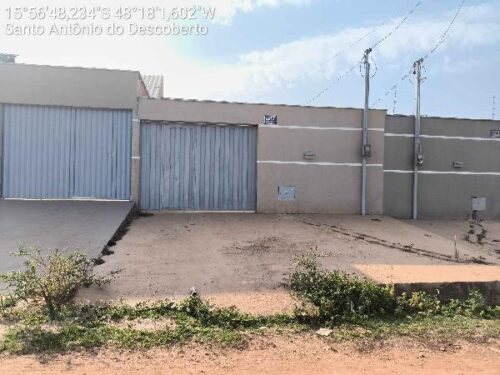 Imóvel de leilão CAIXA em SANTO ANTONIO DO DESCOBERTO GO - JARDIM ANA BEATRIZ I - Venda Direta Online