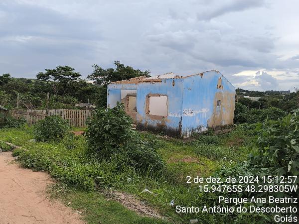 Imovel de leilao CAIXA em Santo Antonio do Descoberto Goiás - Jardim Ana Beatriz I - Venda Direta Online