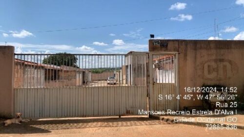Imóvel de leilão CAIXA em CIDADE OCIDENTAL GO - MANSOES RECREIO ESTRELA D'ALVA I - Venda Online