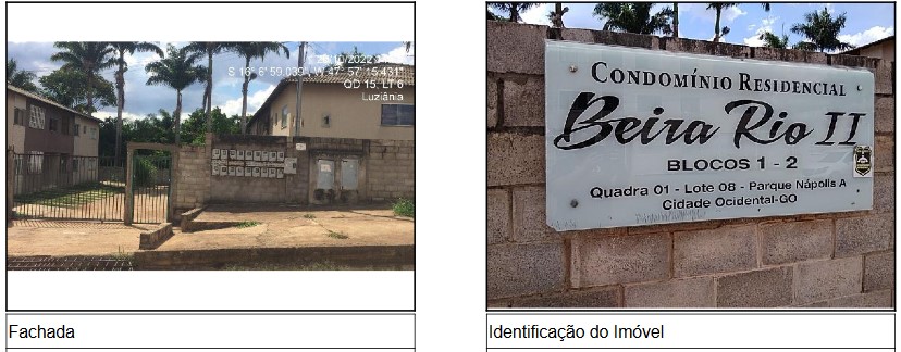 Imovel de leilao CAIXA em Cidade ocidental Goiás - Parque napolis a - Venda online